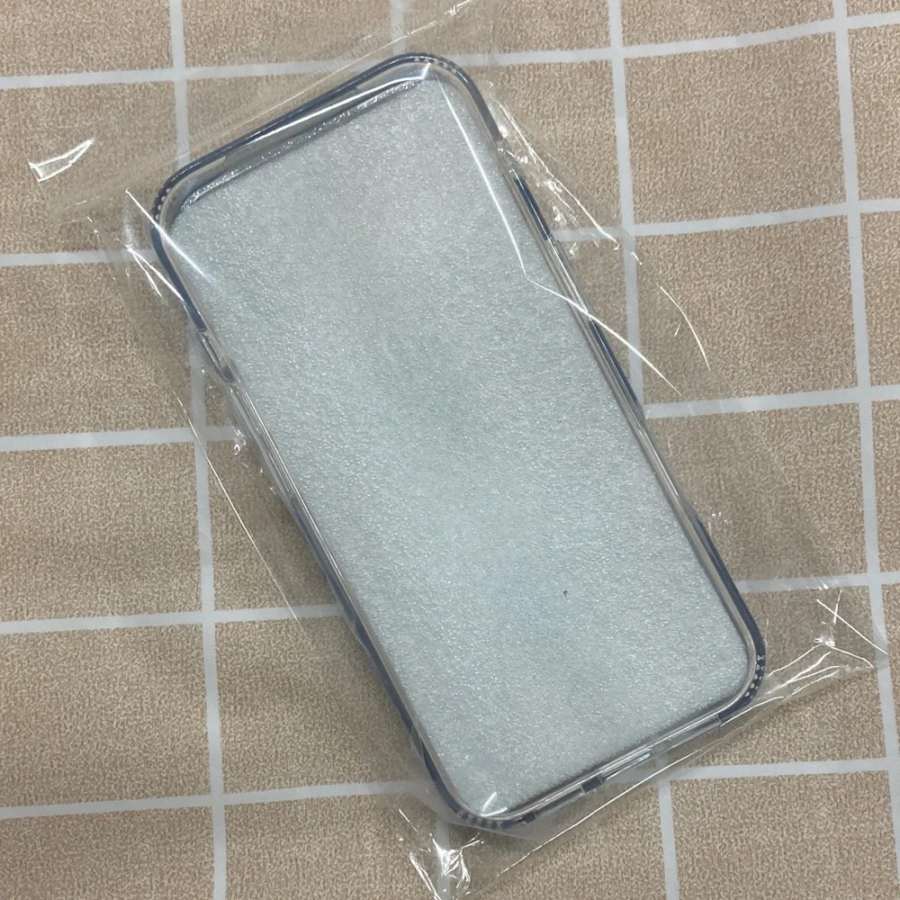 Diesel Blue Glitter Phone Case with Gray Logo Accent